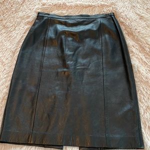 Calvin Klein Women’s Leather Skirt